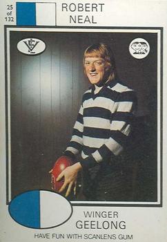 1975 Scanlens VFL #25 Robert Neal Front
